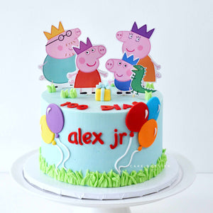 Cake Peppa's Party